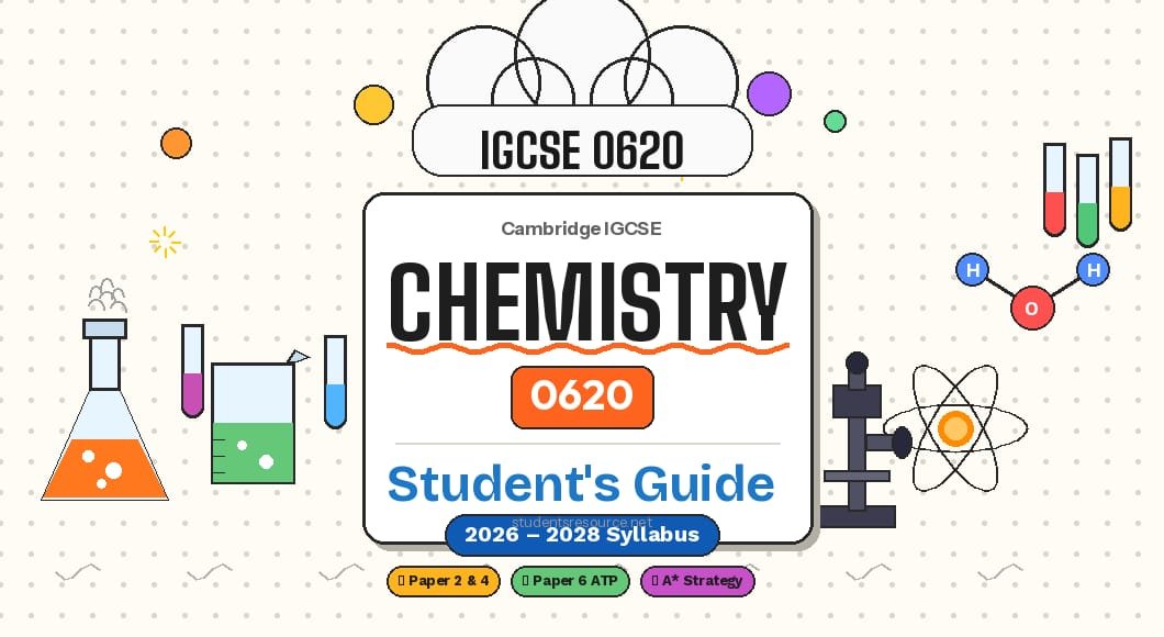 Cambridge IGCSE Chemistry 0620 Student Guide (2026–2028)